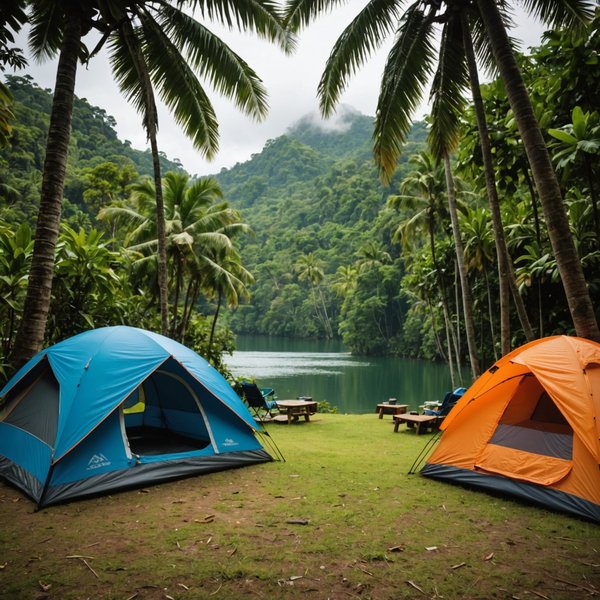 Quels sont les équipements nécessaires pour un camping en région tropicale en été?