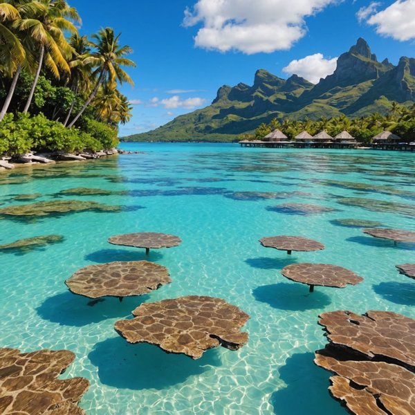 Où trouver les meilleures plages pour la plongée en apnée à Bora Bora, Polynésie française?